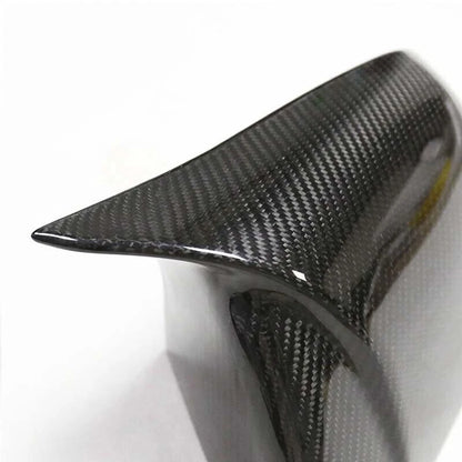 100% Carbon Fiber Stick-on Side Mirror Cover Caps for Tesla Model 3 2017-2022