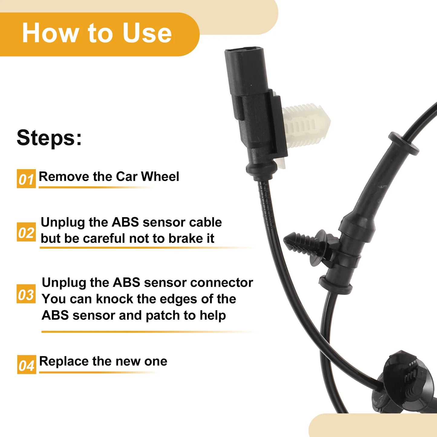 ABS Wheel Speed Sensor for GMC Canyon (2015-2019)