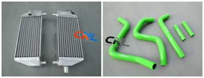 Radiator & Green Hose for Kawasaki KX125 (1994-2000)