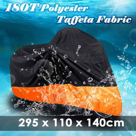 Cover XXXL Orange Motorcycle Cover for Harley Davidson Street Glide Touring