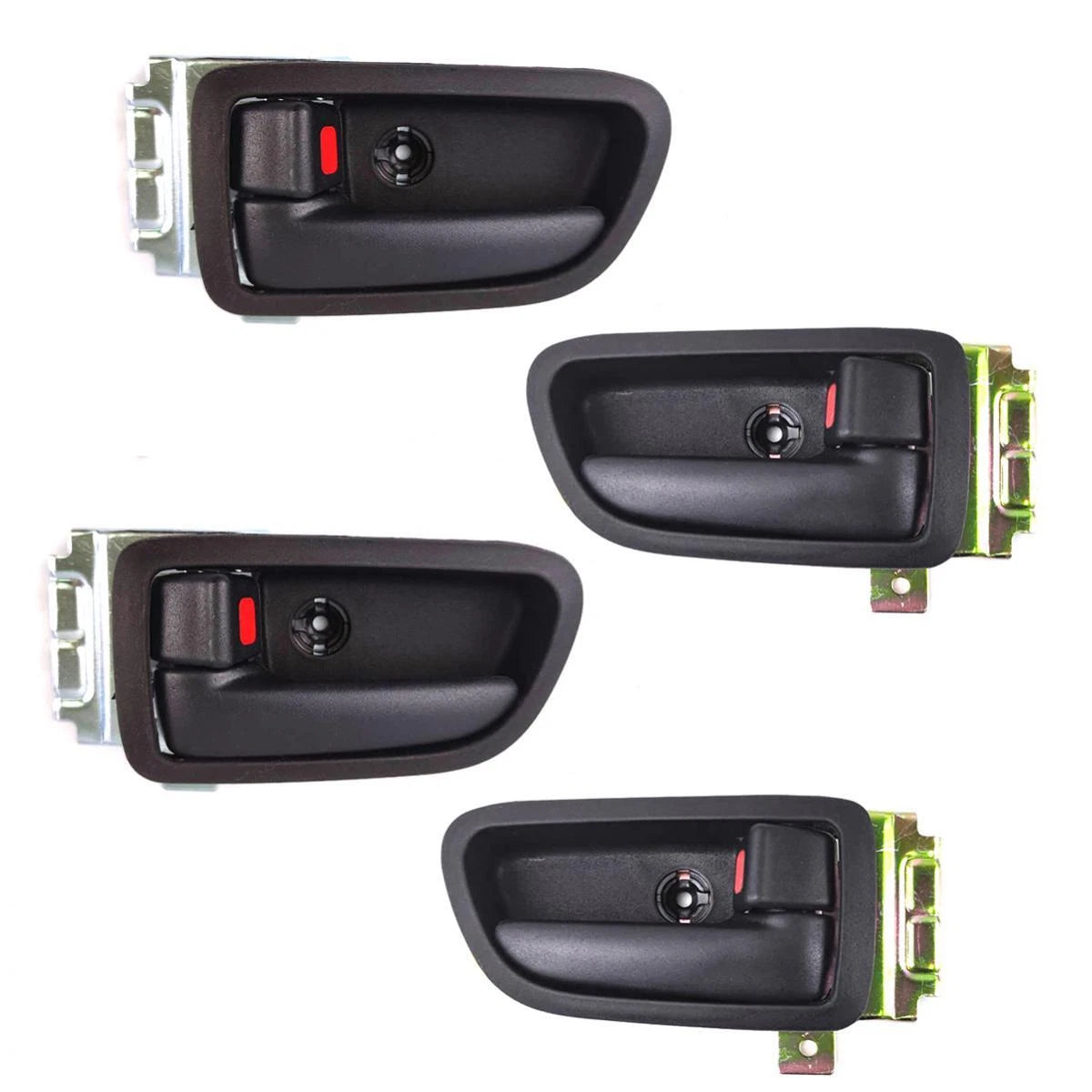 Interior Door Handle Black Set 4 Fits Mazda BT-50 Ford Ranger Pickup 2006-11 D06
