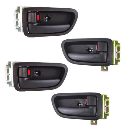 Interior Door Handle Black Set 4 Fits Mazda BT-50 Ford Ranger Pickup 2006-11 D06