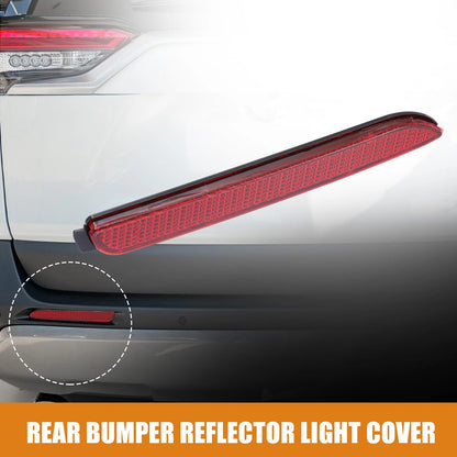 Rear Right Side Bumper Reflector Light Cover for Toyota RAV4 Red