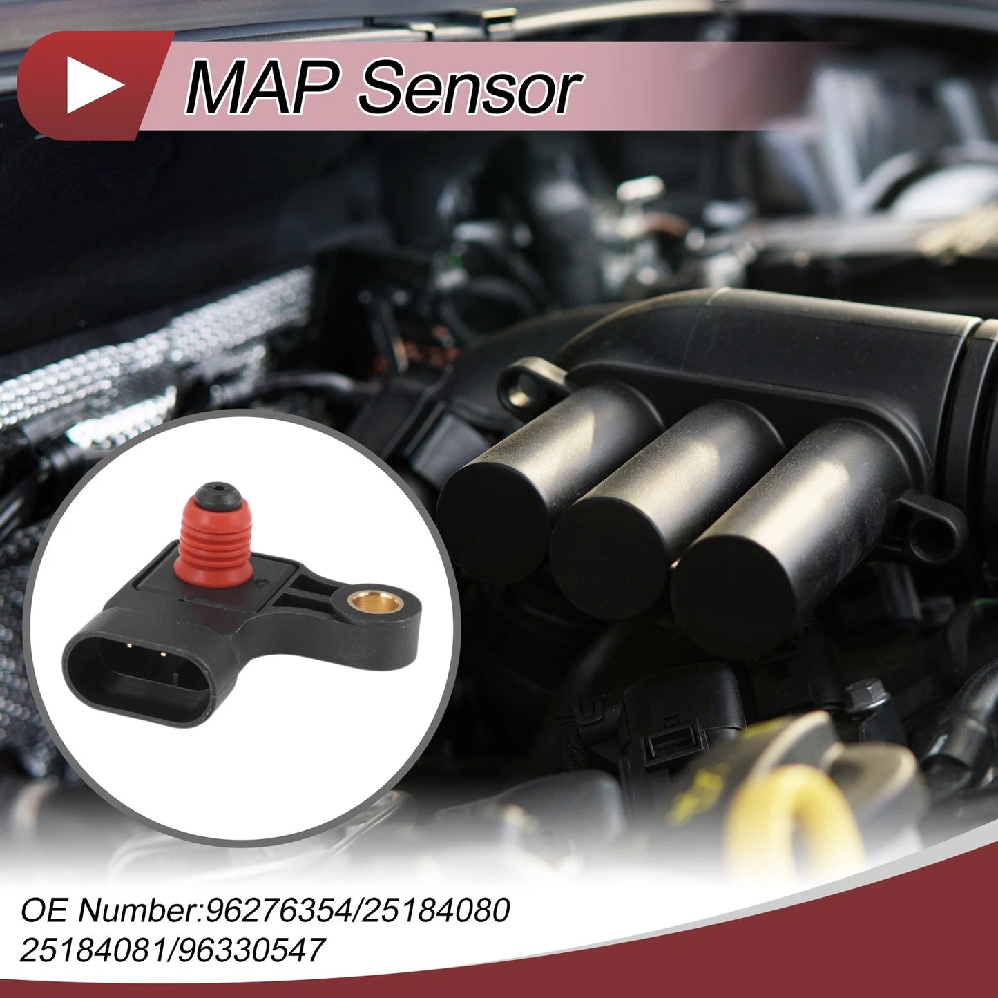 MAP Sensor Manifold Absolute Pressure for CHEVROLET Optra (2003-2007)