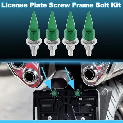 License Plate Screws Cover 5.4cm 4 pcs for Universal Motorcycle