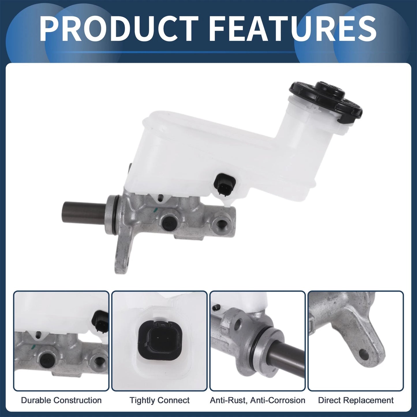 Brake Master Cylinder with Reservoir for Honda Accord (2013-2017)