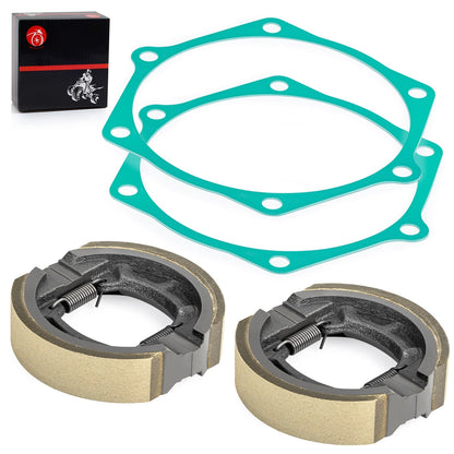 4x Brake Shoes Springs Gasket Kit for John Deere 650 670 Tractor (1960–1968)