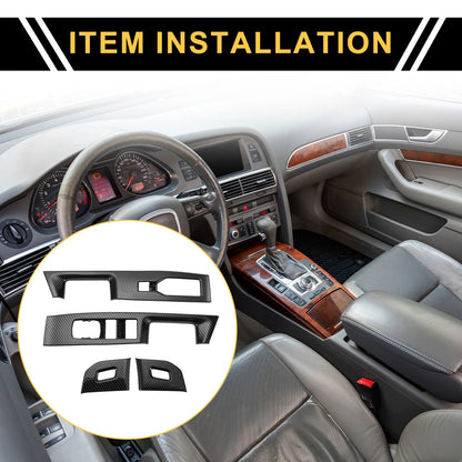 Front Door Window Switch Panel Cover Trim for Ford F-150 (2021-2024)