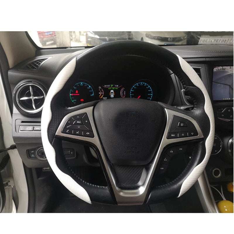 Steering Wheel Booster Cover  Carbon Fiber for Universal Car