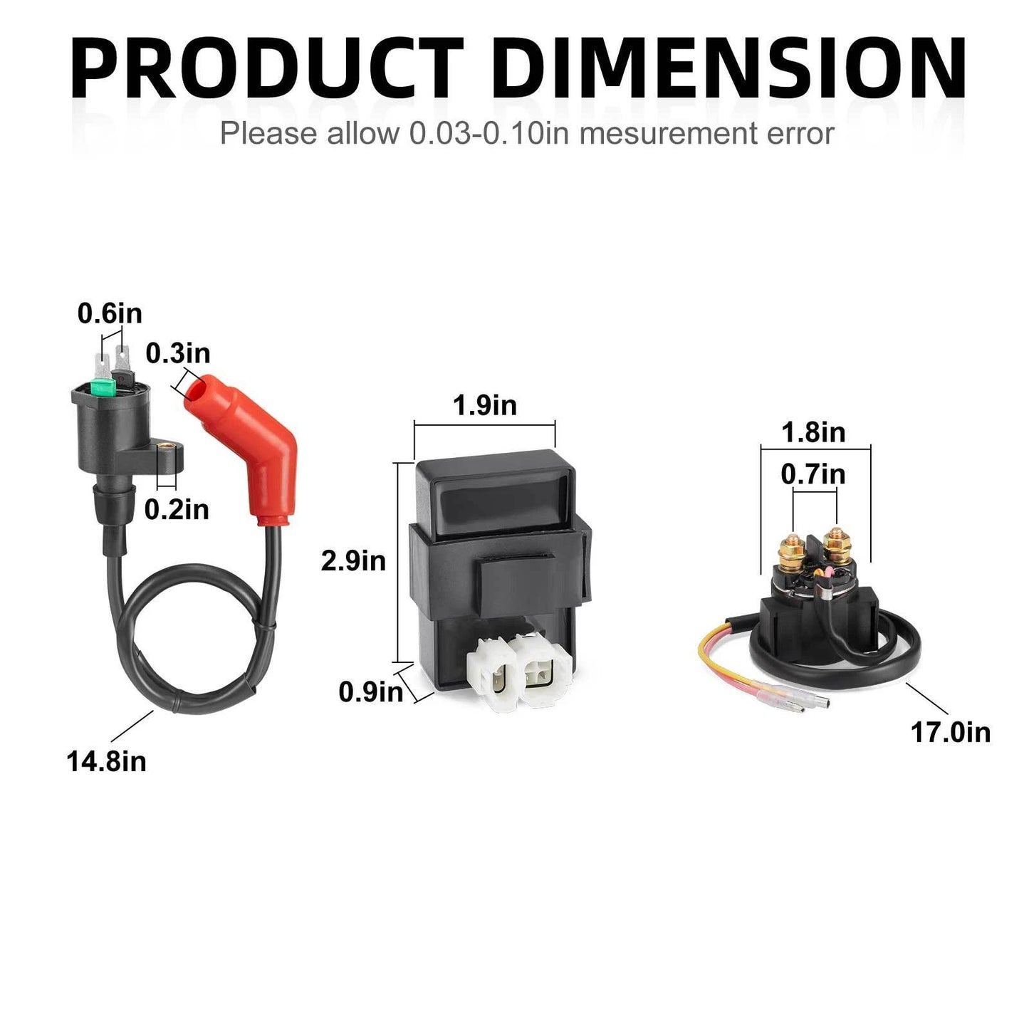 CDI Ignition Coil Starter Relay for HONDA TRX250EX/TRX250X