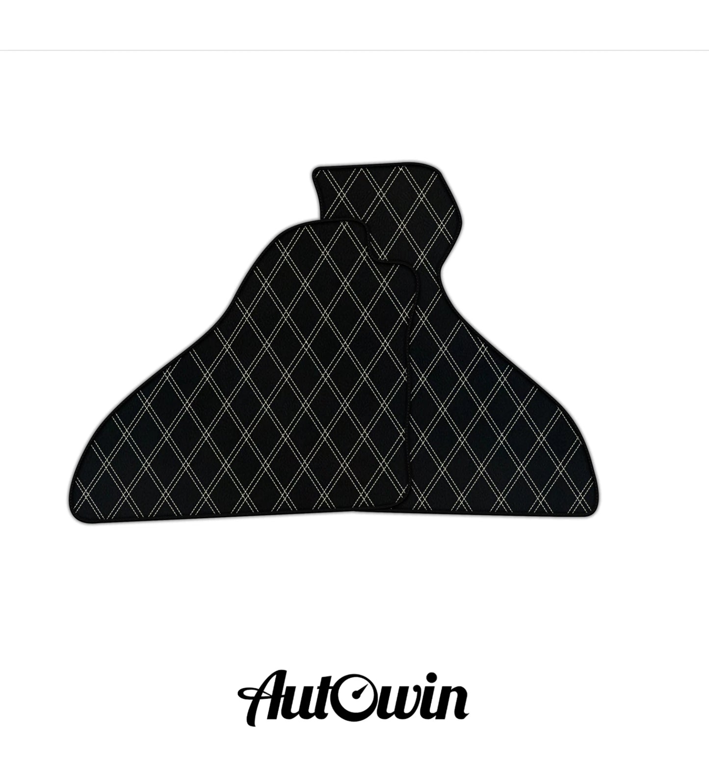 Custom Double Diamond Pattern Car Mats for Ferrari Mondial (1980-1993)