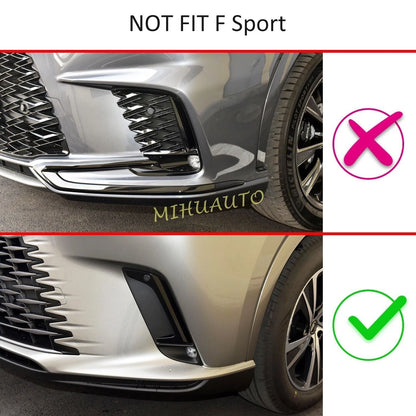 Steel Front + Rear Bumper Corner Cover Protector for Lexus RX (2023–2024)