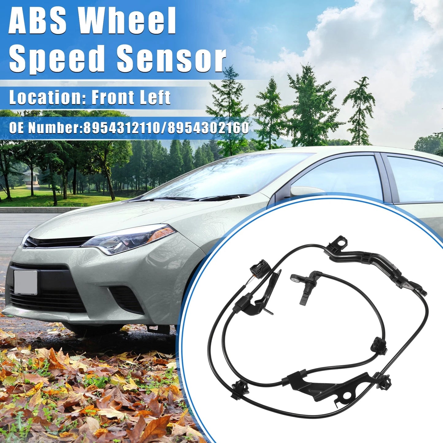ABS Wheel Speed Sensor for Toyota Corolla (2019–2022)