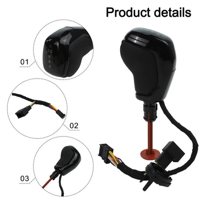 LED Gear Shift Knob Lever HeadBall for Golf 6 7