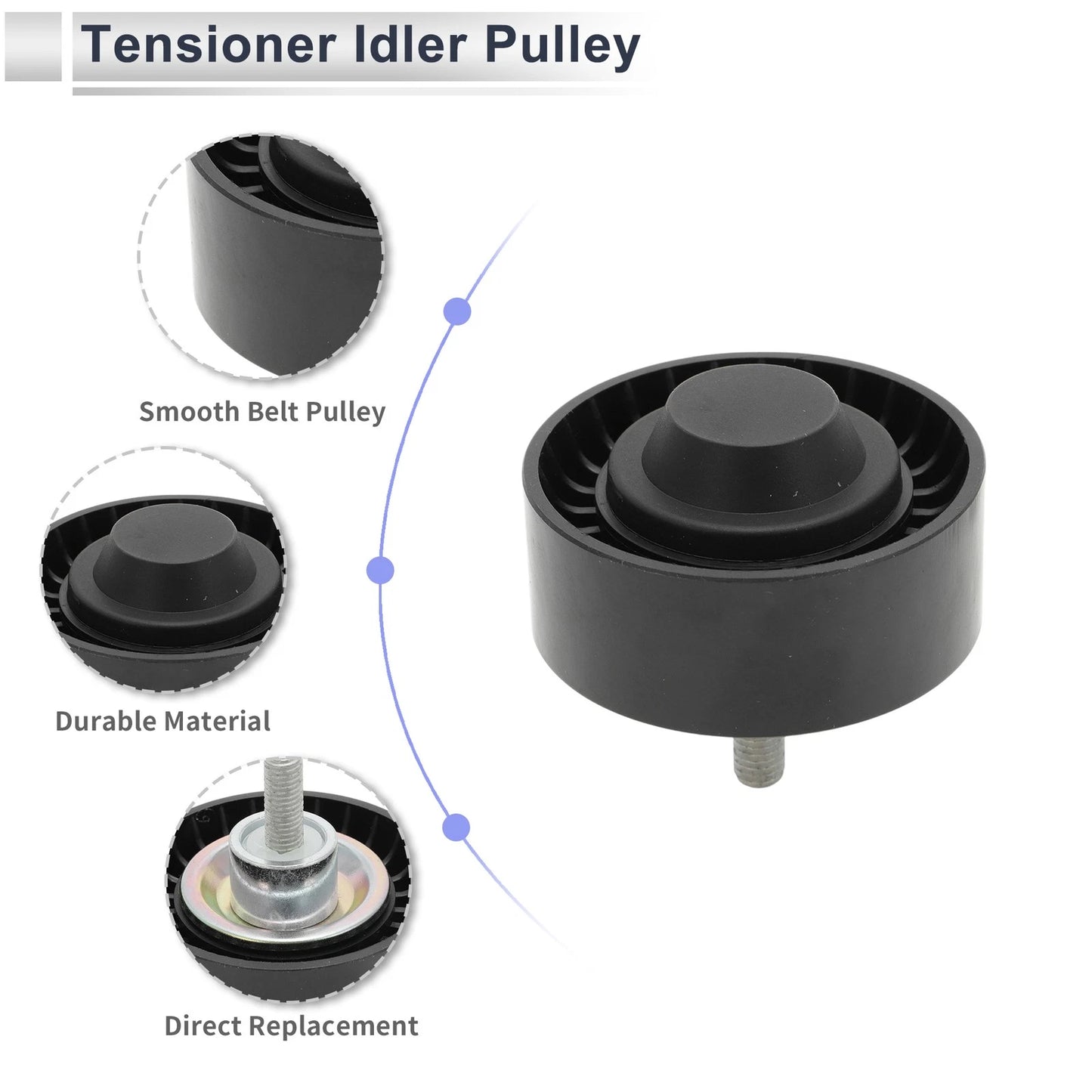 Drive Belt Idler Pulley for Land Rover Range Rover Evoque (2015-2019)