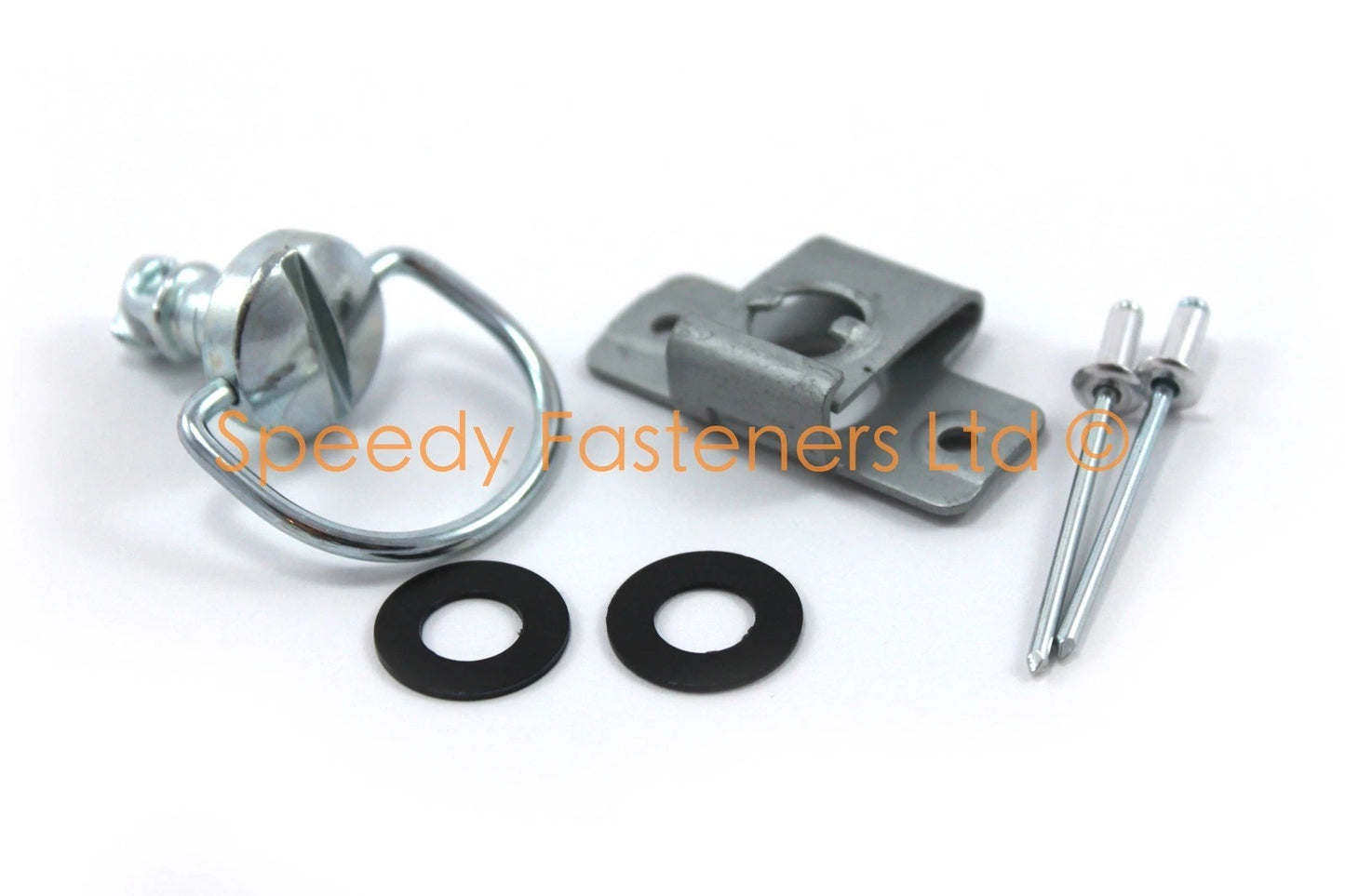 Dzus 9mm D-Ring Slotted Fairing Bolts Kit / Large / Fairing Bolts for Motorcycle