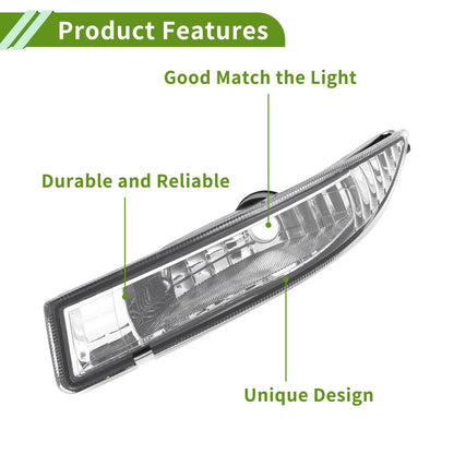 Left Fog Light Grill for Toyota Corolla (2001-2004)
