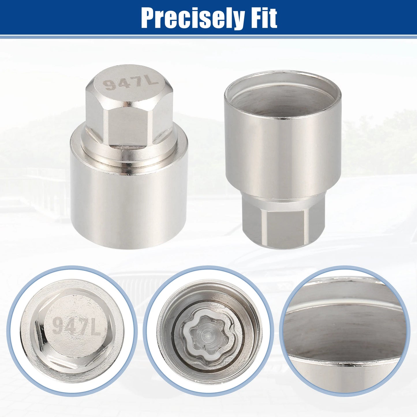 Wheel Lock Lug Nut Anti Theft Socket Key for Volvo