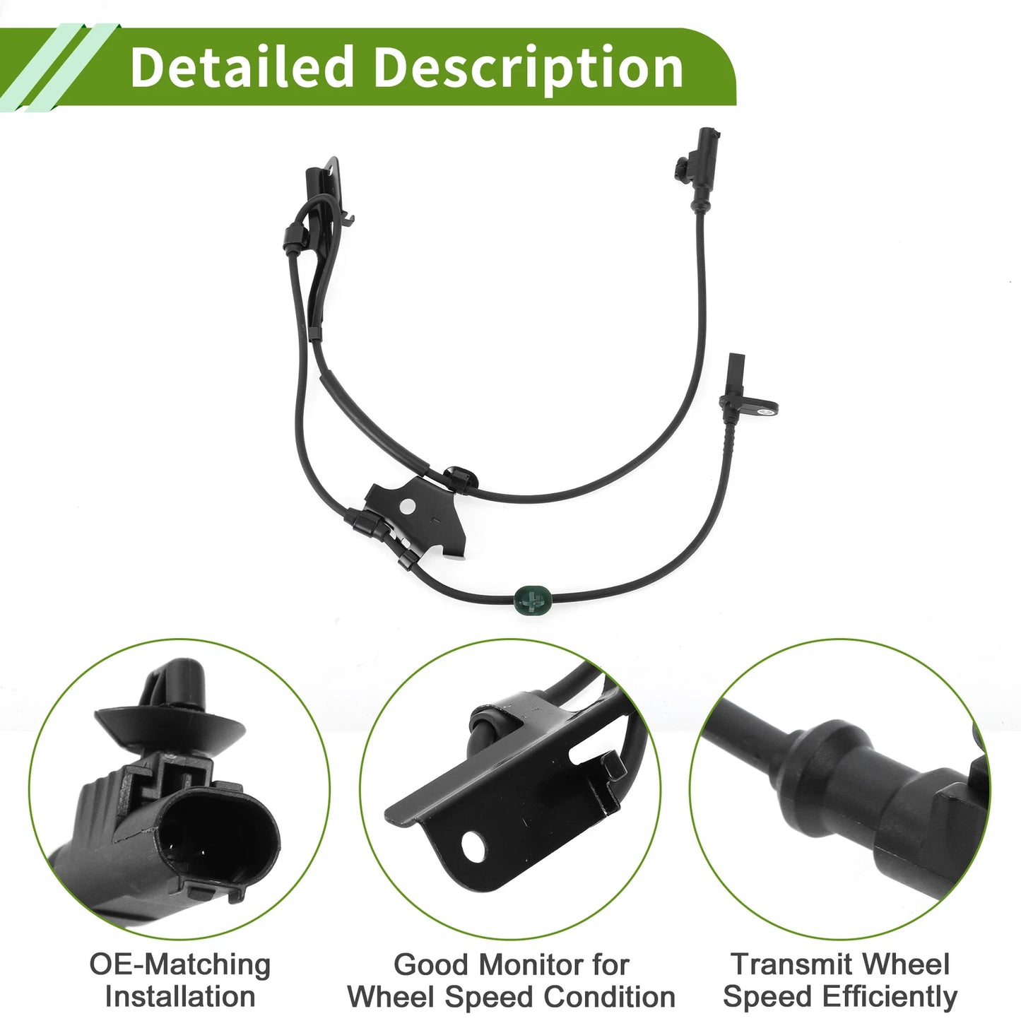 ABS Wheel Speed Sensor for Toyota Auris (2013-2018) - 1 x Front Left