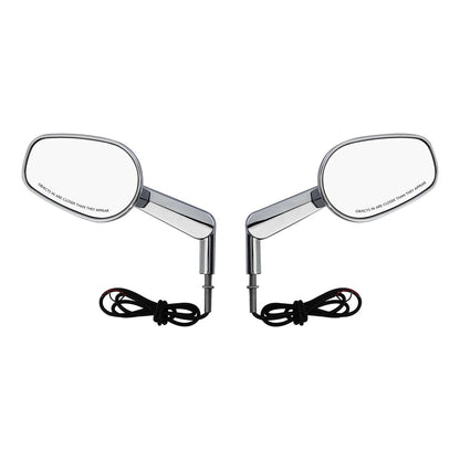 Rearview Mirrors LED Turn Signals for Harley VRSCF VRod (2009 - 2017)