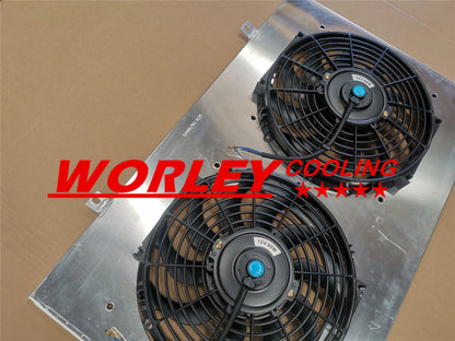 Aluminum Shroud + Fans for Nissan GQ Patrol Y60 4.2L (1997-1999)