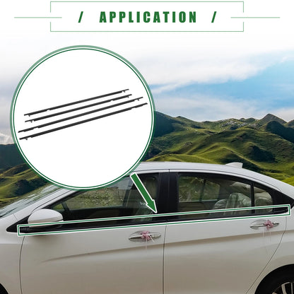 Weatherstrip Window Trim Seal Belt for Honda Civic