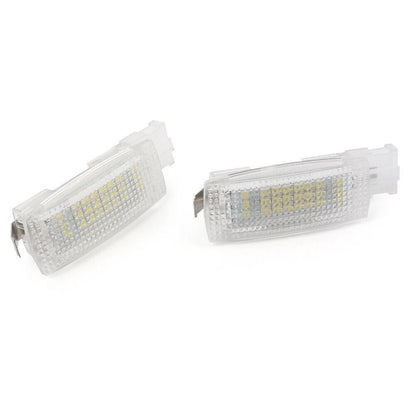 2 x Error Free LED SMD Vanity Mirror Visor Lights for VW Golf Scirocco Passat