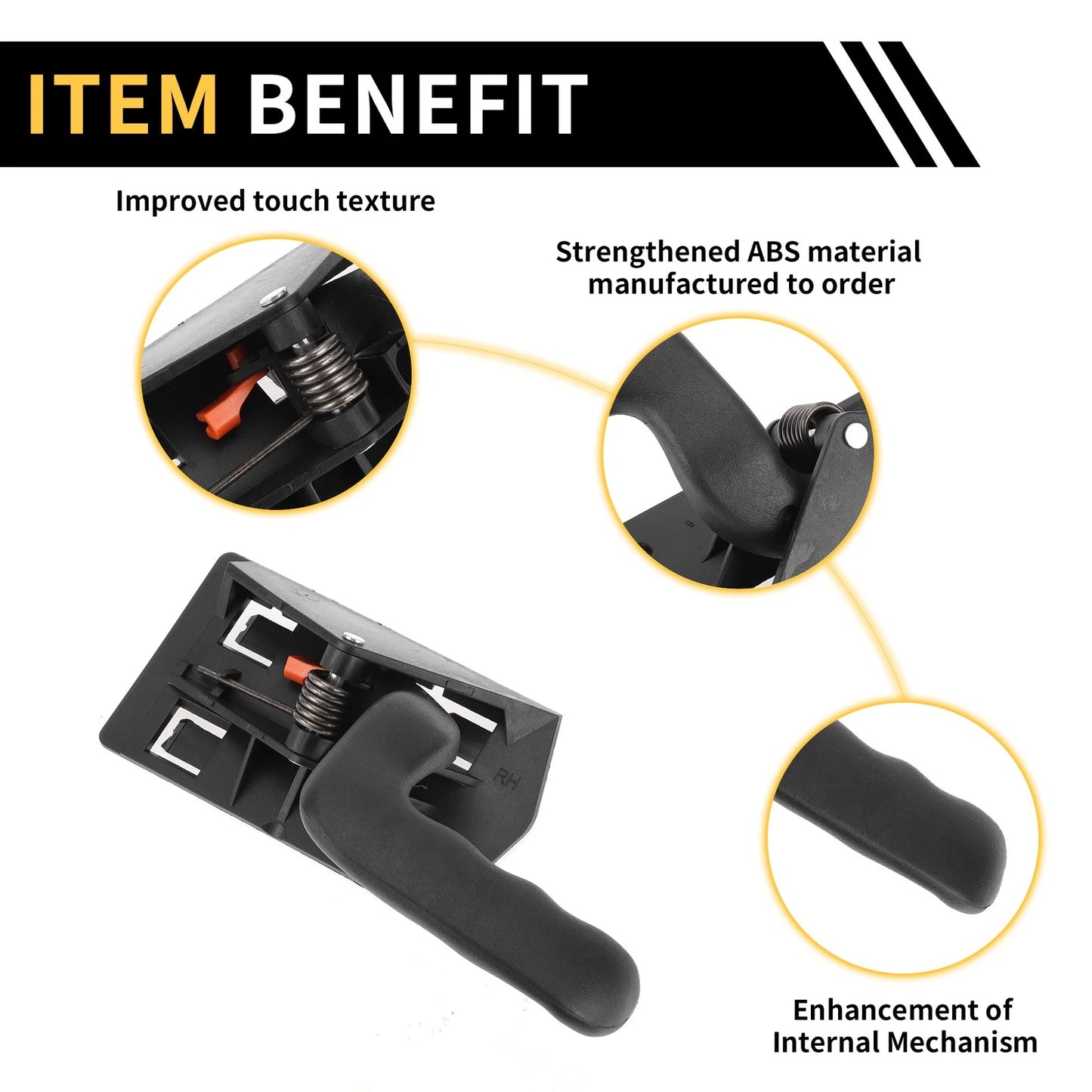 Right Interior Door Handle for Chevrolet Silverado 2500
