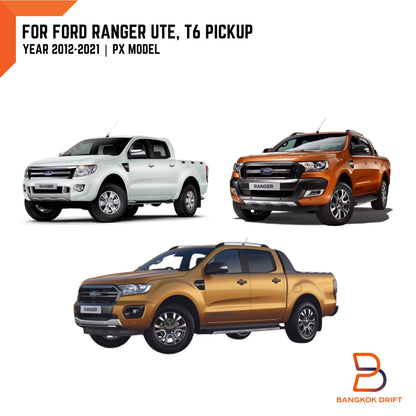 Black Fuel Oil Tank Cap Cover Trim for Ford Ranger T6 PX 2012-2021