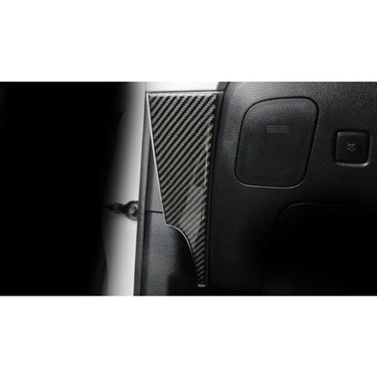 For Mustang 2015-2018 Interior Trim Carbon Fiber Side Dashboard Door Panel Pad