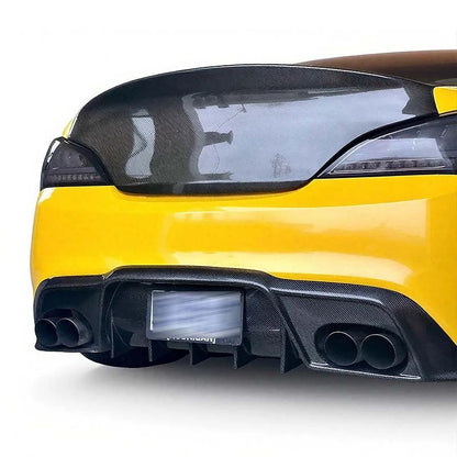 Carbon Fiber Rear Bumper Lip Diffuser Fit for Hyundai Genesis Coupe 2009-2016