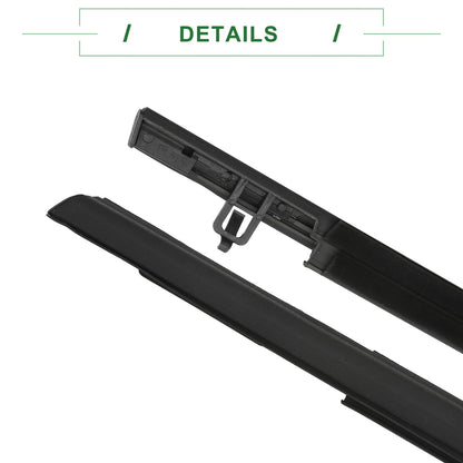 Front Left Right Weatherstrip Window Seals for Honda Civic (2006-2011)