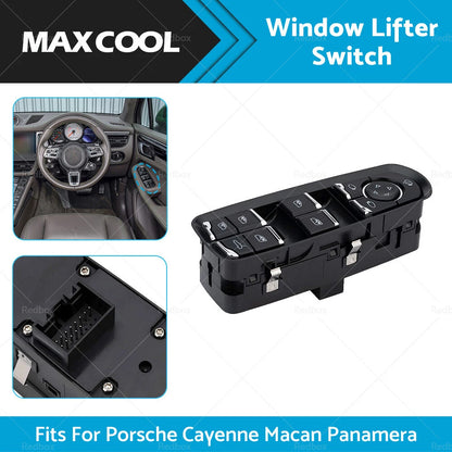 Window Lifter Switch for Porsche Cayenne, Macan, Panamera (2011-2023)