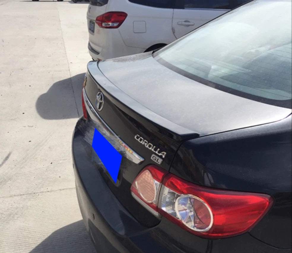 Black Factory Style Rear Spoiler Wing for Toyota Corolla Sedan (2009-2013)