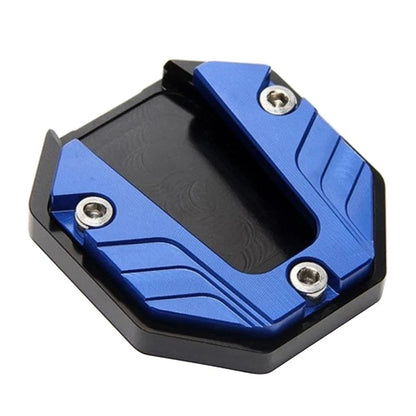 Blue Kickstand Extender Foot Side Stand Pad for Motorcycle
