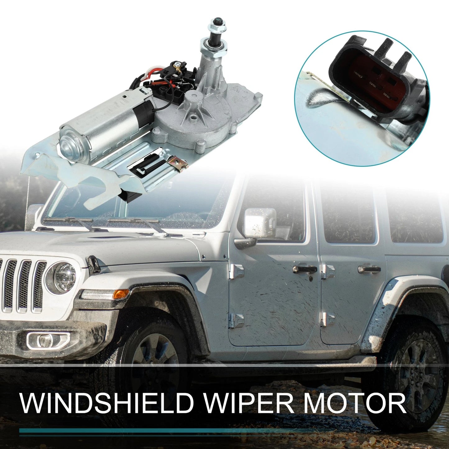 Rear Windshield Wiper Motor for Jeep Wrangler (2003-2006)
