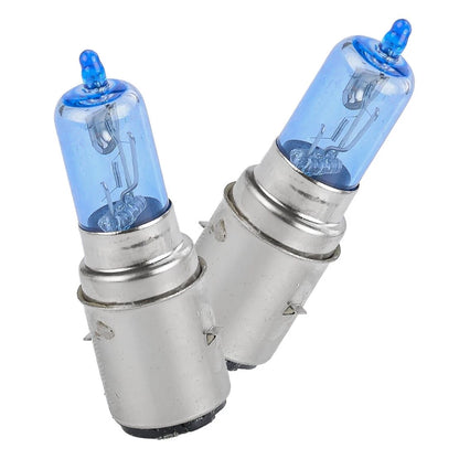 Super White 12V 35/35W BA20D Halogen Bulbs for Car Motorcycle (N/A)