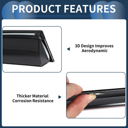 Window Deflectors 1 Set for Toyota Corolla (2003)