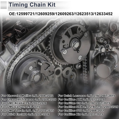 Timing Chain Kit for Chevrolet Camaro, GMC Traverse