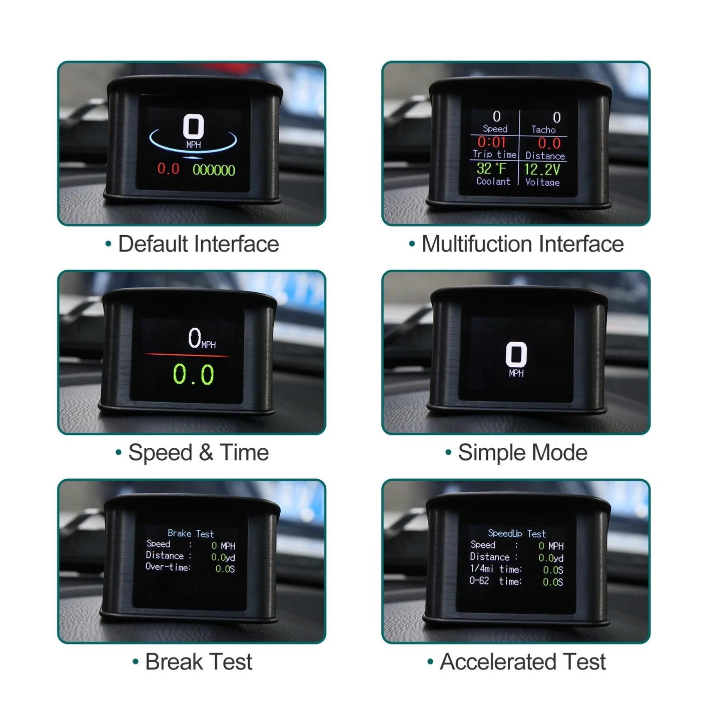 HUD Head Up Display Mini Digital Speedometer for Car (No specific years)