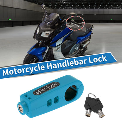 Handlebar Lock / Universal / Throttle Grip Blue for Motorcycle/Scooter/Bike