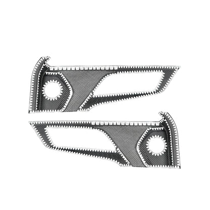 Dry Carbon Fiber Door Bowl Speaker Covers for Ford Mustang (2024-2025)
