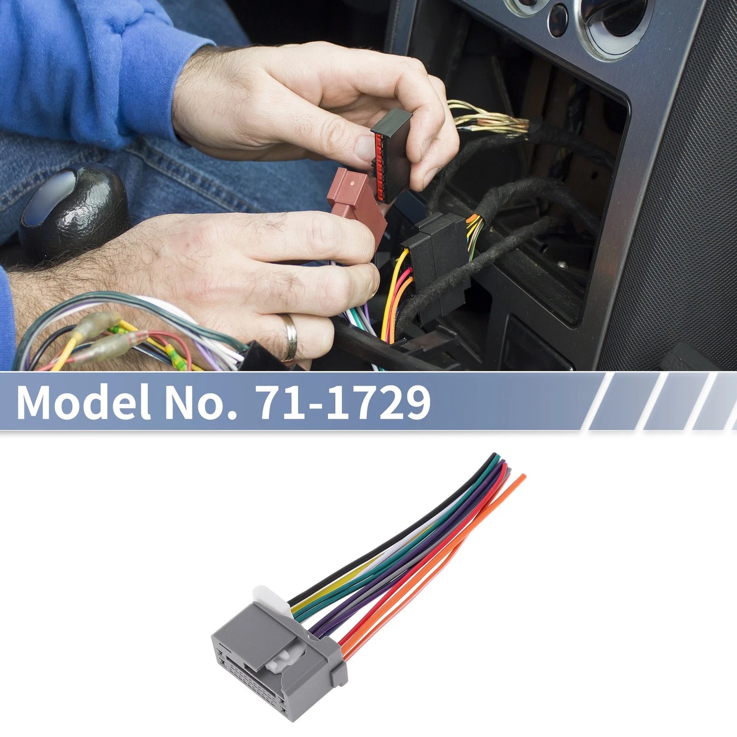 Car Stereo CD Player Wiring Harness for Honda Accord (2008-2017) 1 Pc