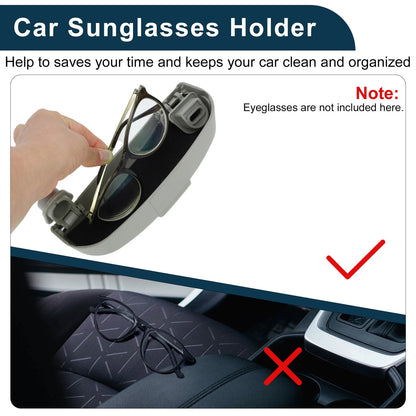 Sunglasses Case for Mini Cooper F56 3-Door (2014-2018) ABS Gray 1 Set