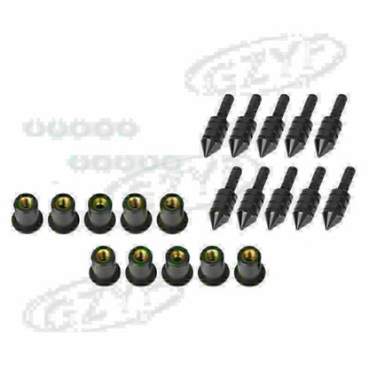 Windshield Bolt Kit 10pcs Multi Color Screws for Motor (No Year Specified)