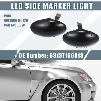 LED Side Marker Amber Lights for Mini Cooper R50 R52 (2002-2008)