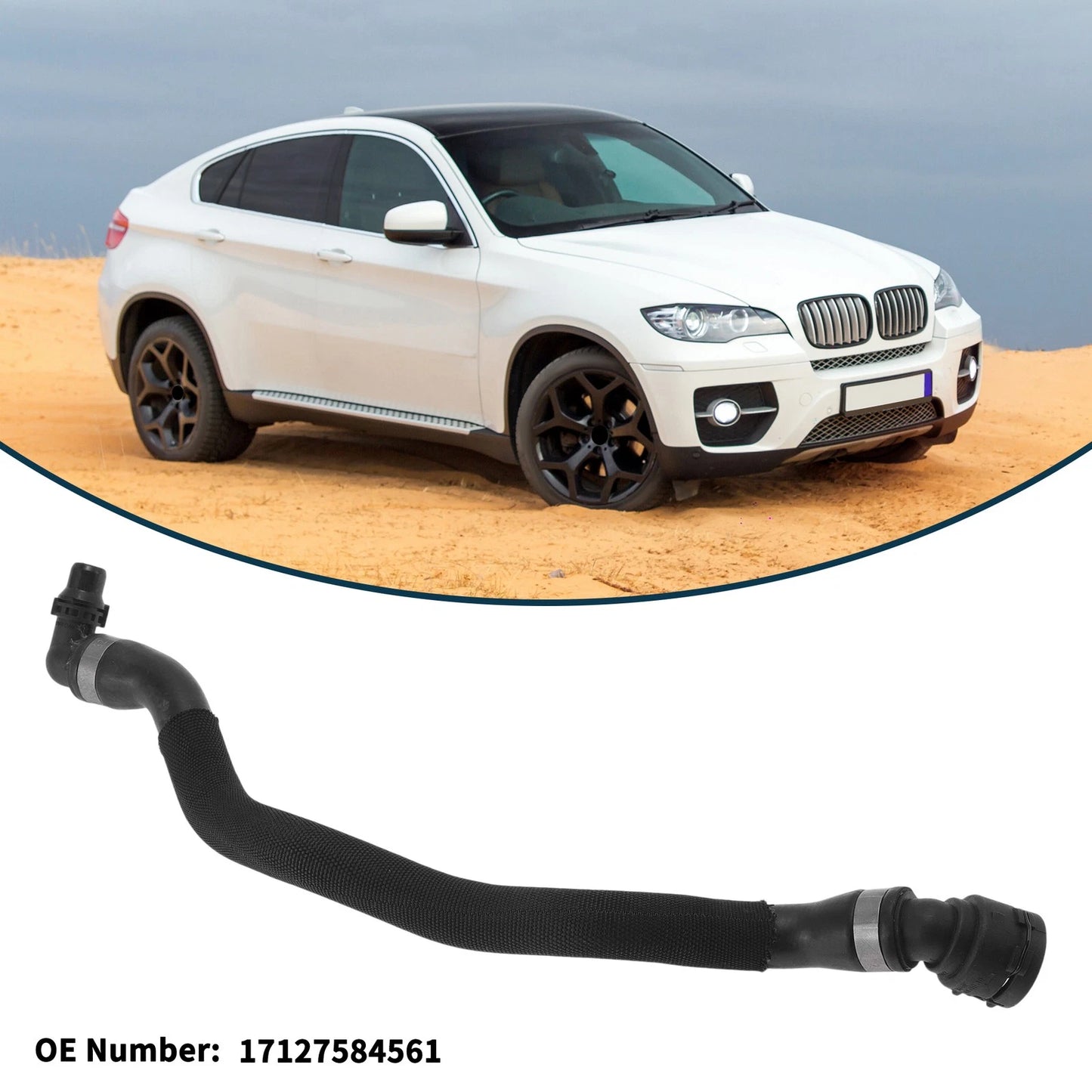 Radiator Hose for BMW X6 2008-2011 Coolant Pipe (2008-2011)