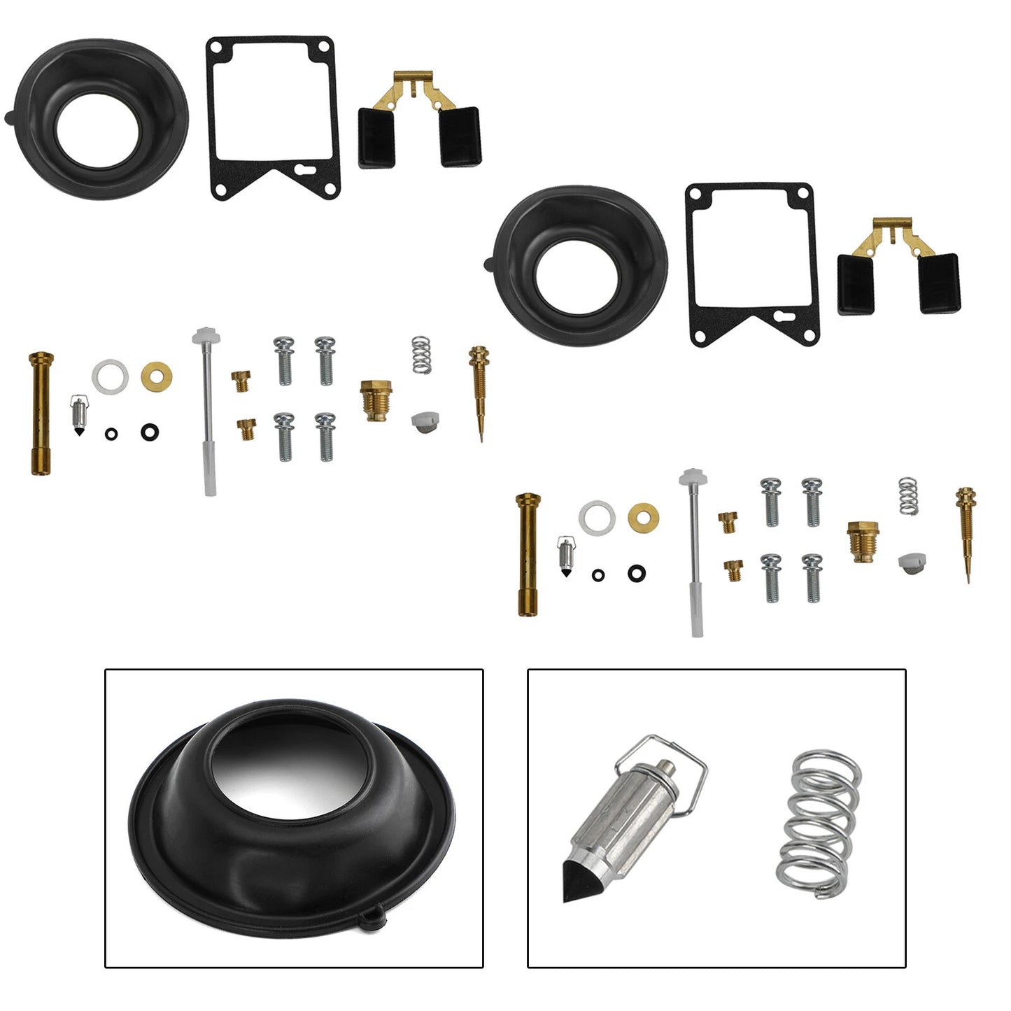 2 x Carburetor Repair Kit for Yamaha Virago 750 XV750 (1981-1983)
