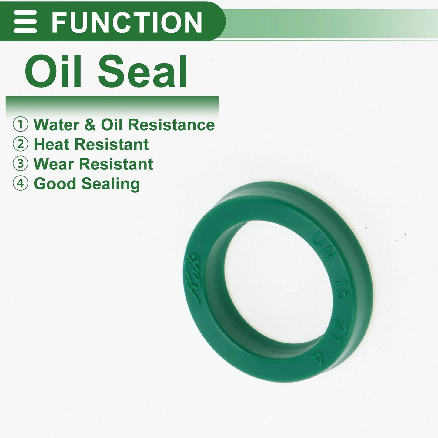 Oil Seal / 15x21x4mm / Seal Ring Rotary Shaft Seal TPU 5 Pcs for Make Model