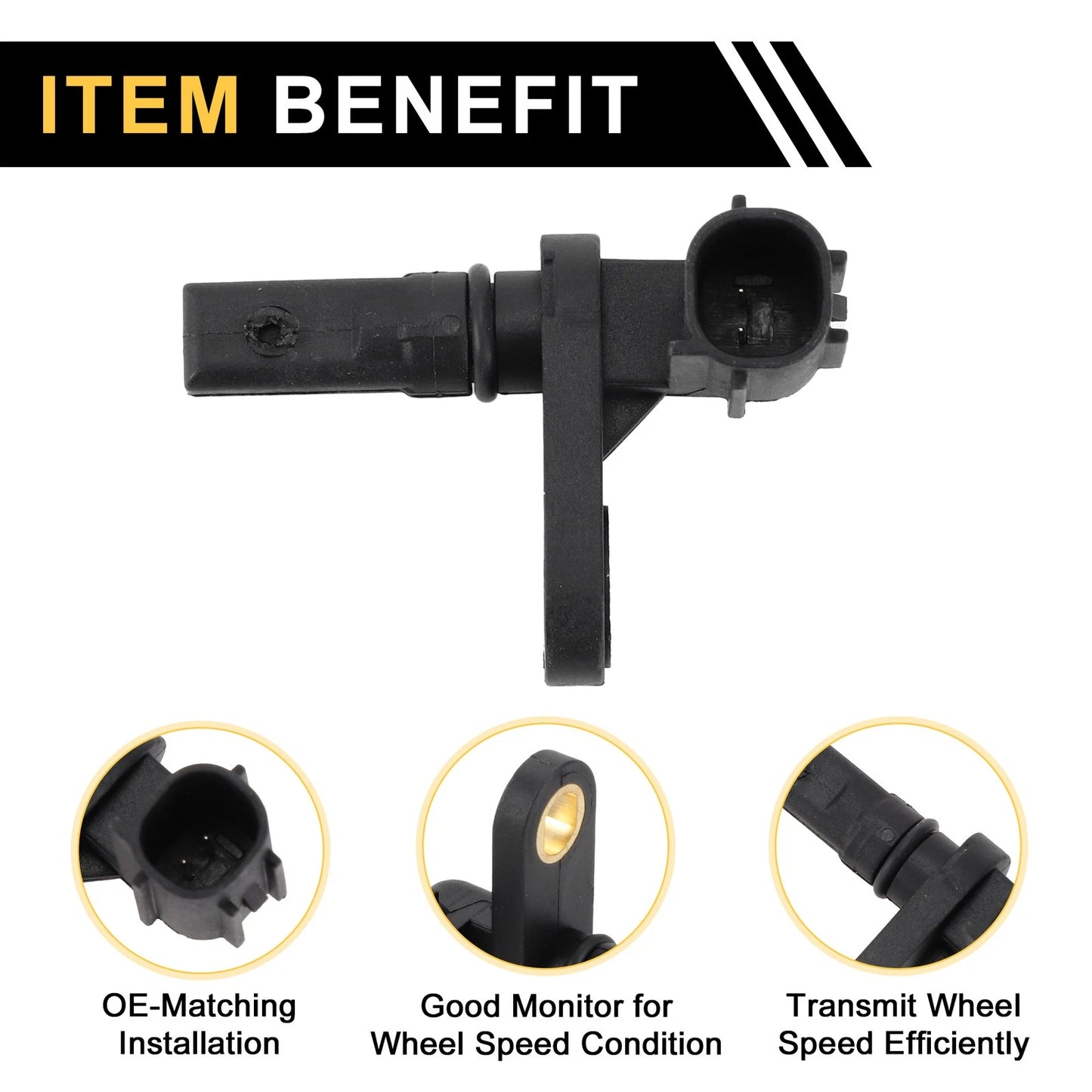 ABS Wheel Speed Sensor for Toyota Tundra (2007-2017) 1 Pc Front Left